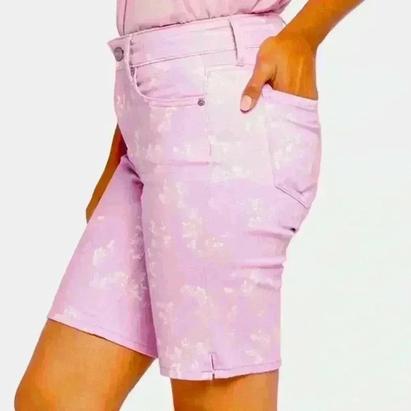 Ella Denim Shorts with Side Slits - Picture 2 of 8